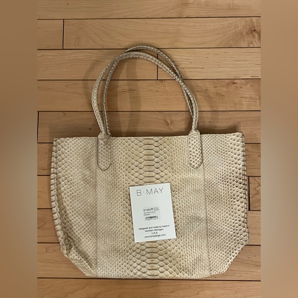 B May East/West Tote in Python Kalahari - Picture 8 of 8